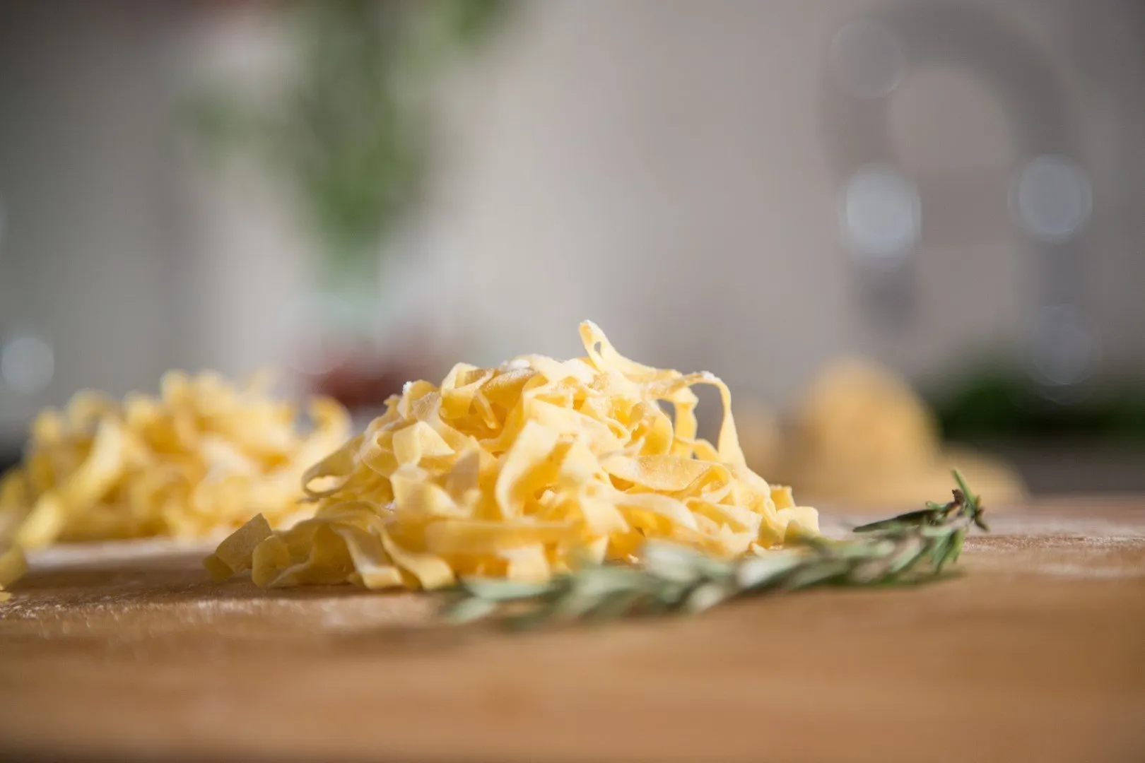Verse pasta tagliatelle