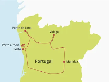 Fly-drive Romantiek in Noord en Centraal Portugal