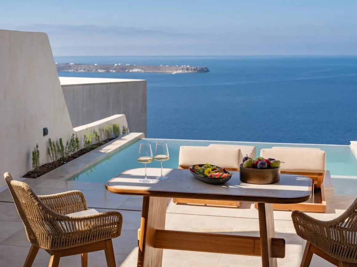 Santo Mine Oia Suites - Oia - Unwind Sunset zeezicht