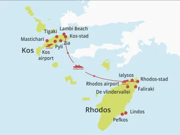 Eilandhoppen Rhodos - Kos