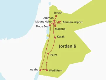 Privérondreis Ontdek Jordanië inclusief Wadi Rum