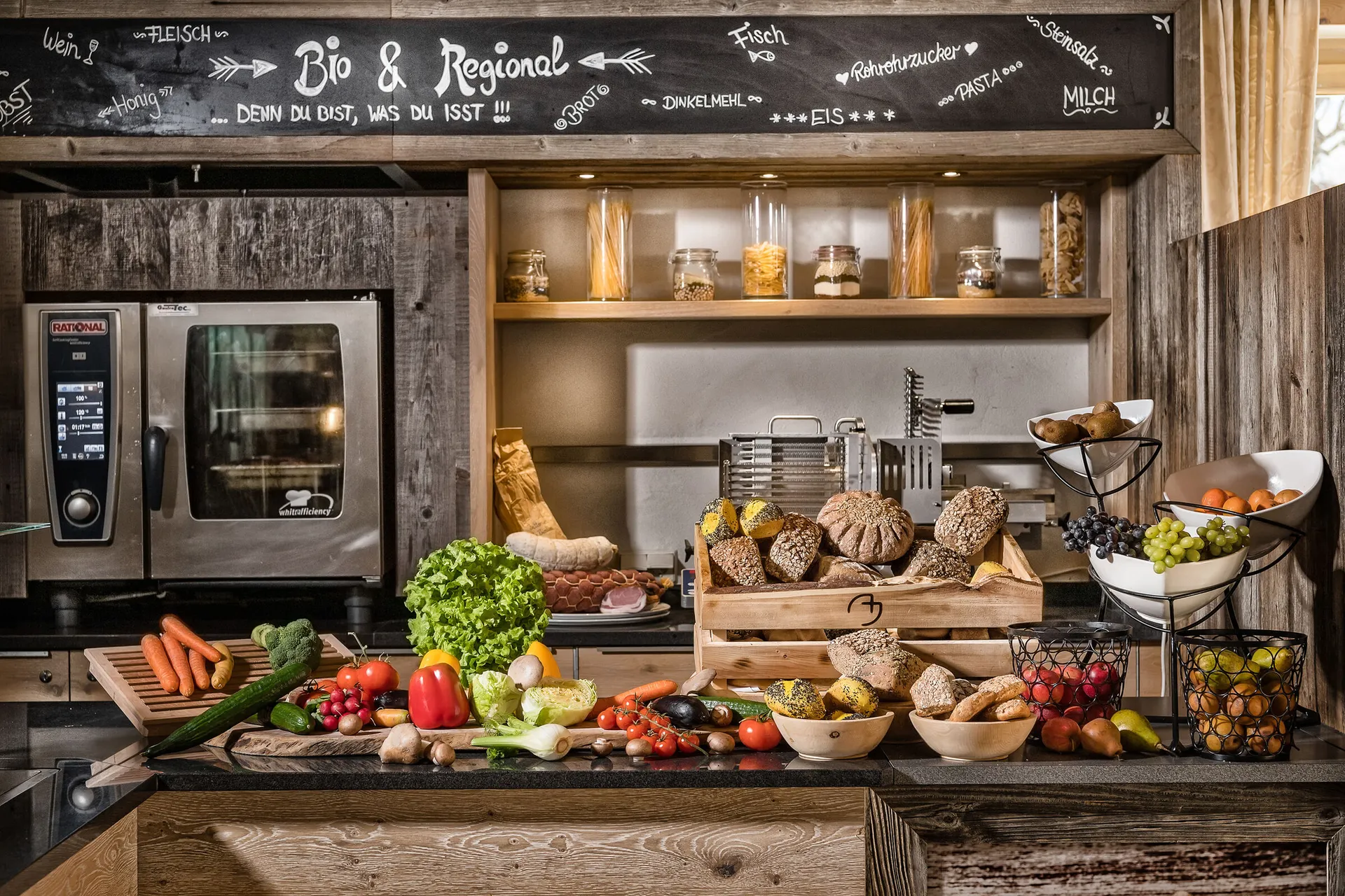 Restaurant met regionale producten