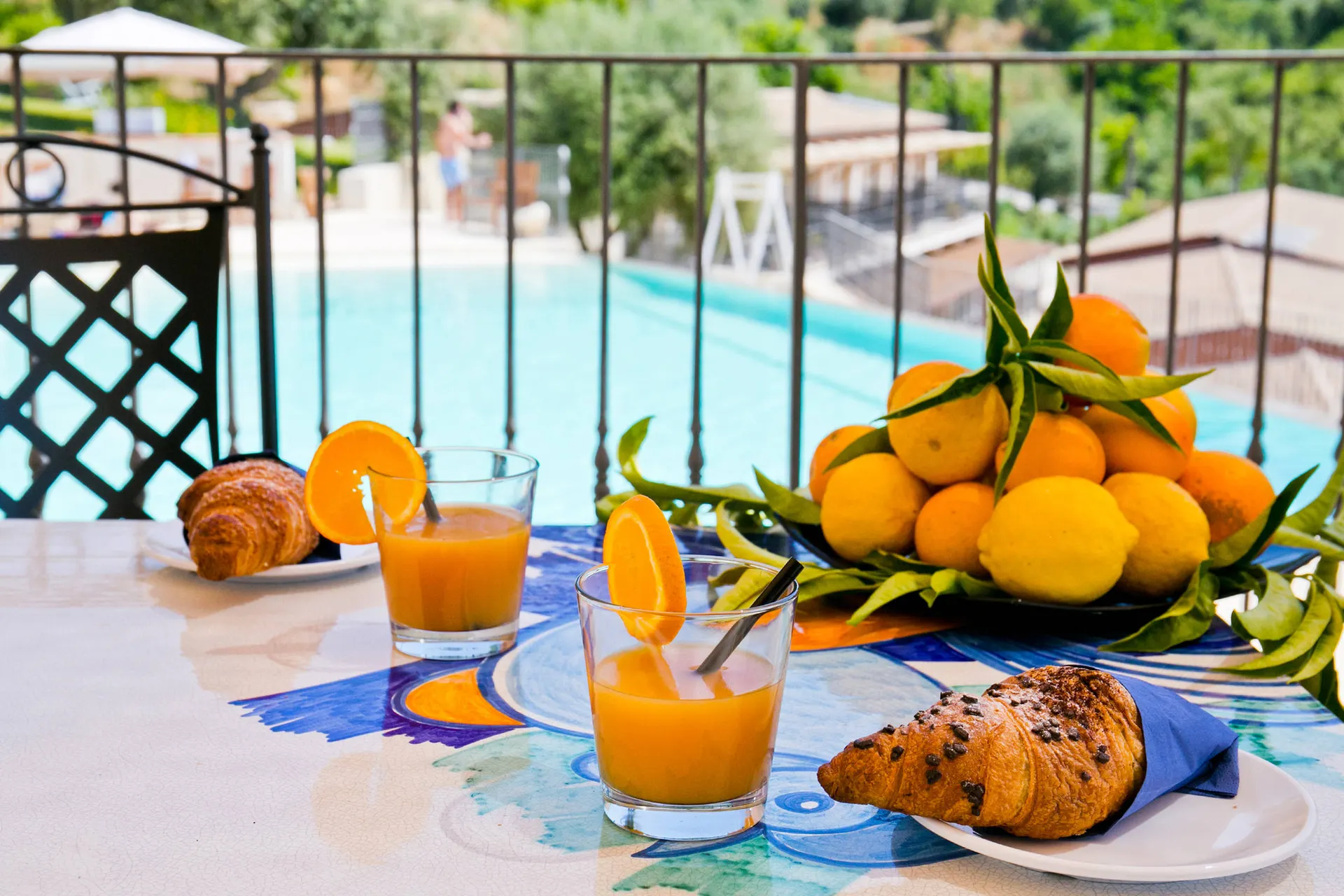 Verse jus en een croissantje