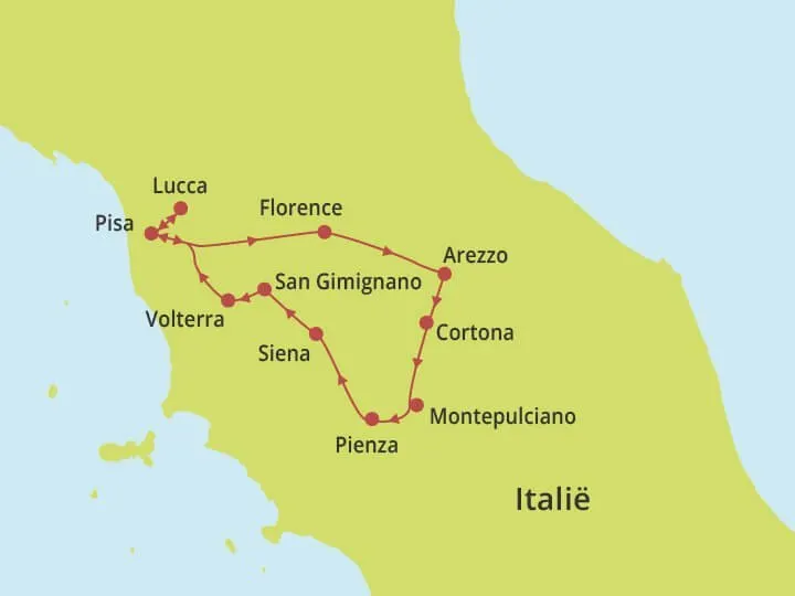 Route hoogtepunten van Toscane.jpg