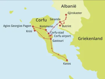 Privérondreis Corfu & onbekend Albanië