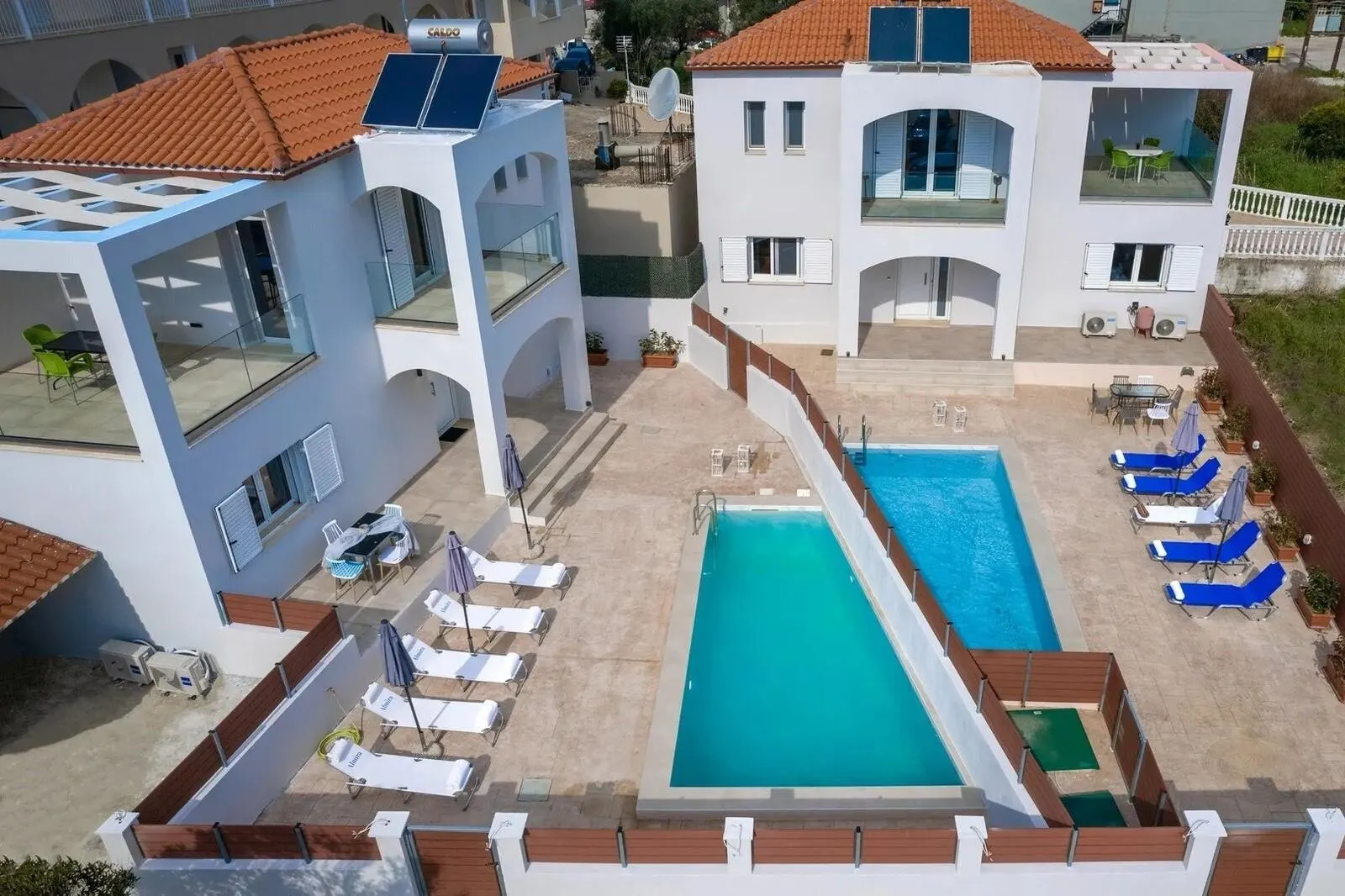 Villa's Ocean Pool en Coral Bleu - exterieur