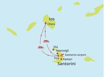 Eilandhoppen Ios - Santorini